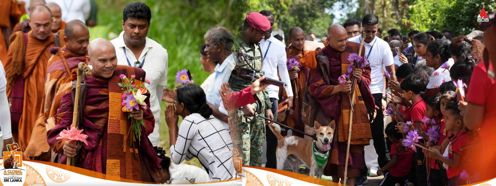 සාමයේ දූපතට සාමයේ පාගමනේ දෙවැනි දිනය අදයි.